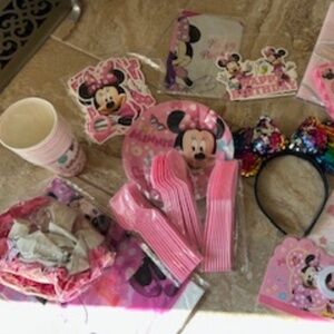 Mini Mouse Birthday party Supplies for 10 people